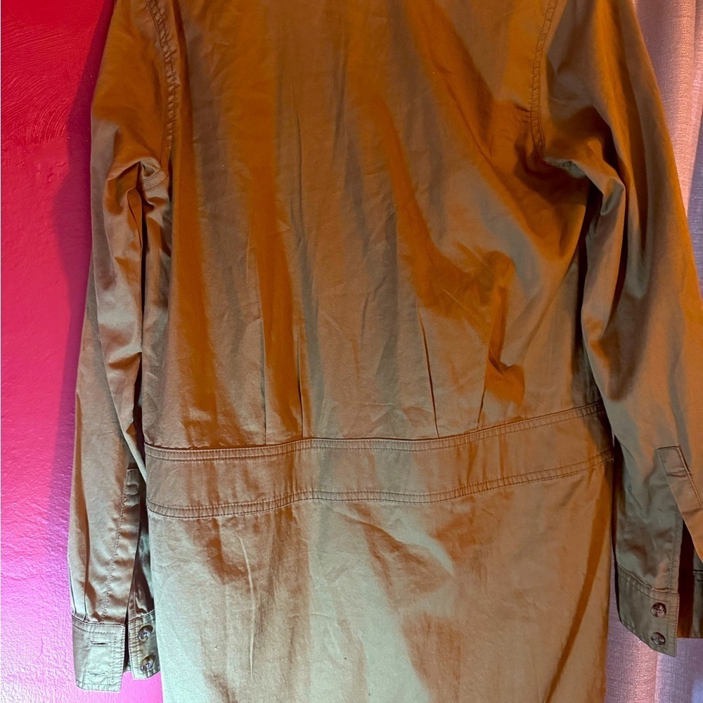 LOFT XS Utility dress chic olive green brand new with tags - Picture 10 of 10